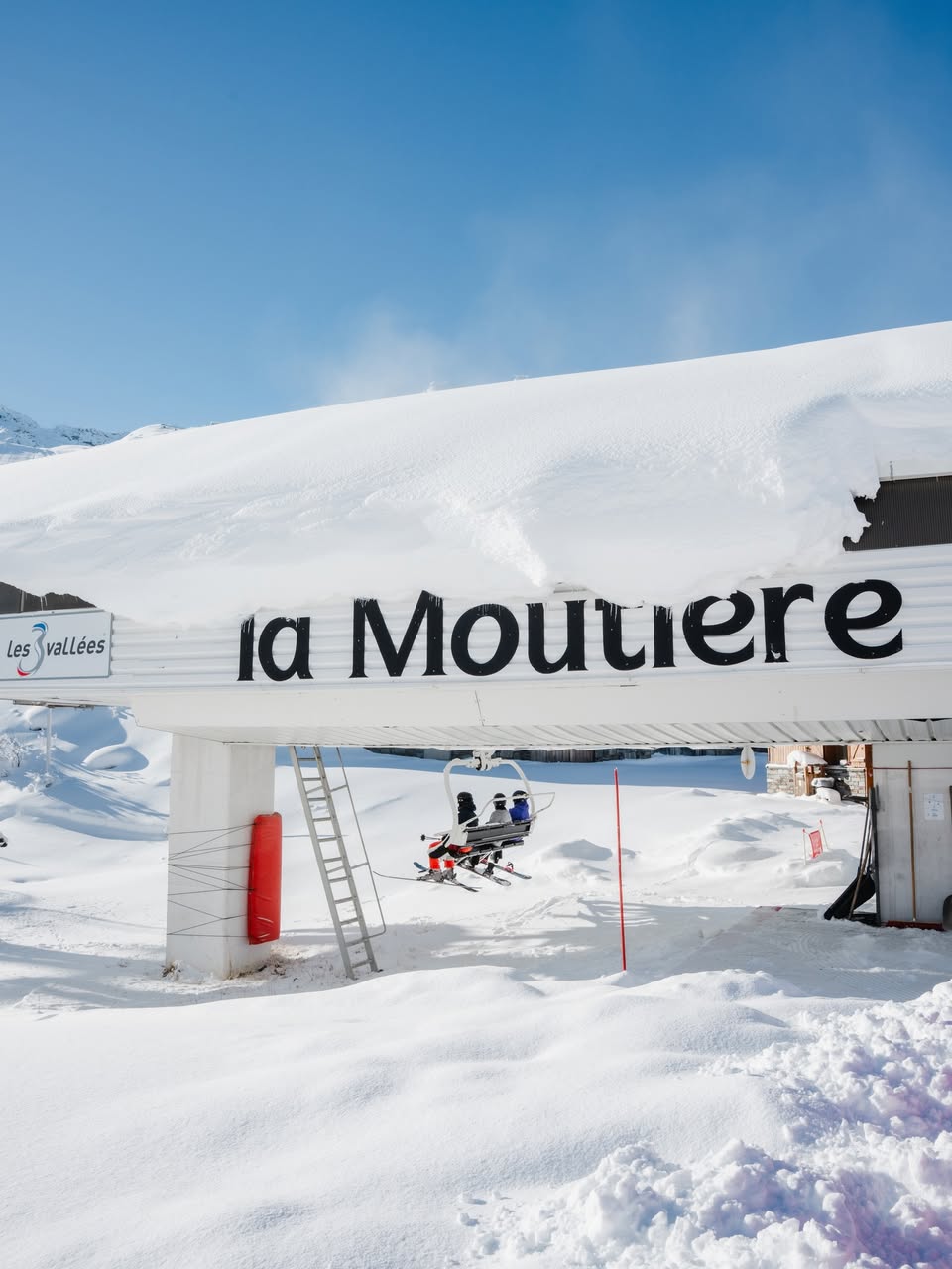 La Moutière chairlift in Val Thorens